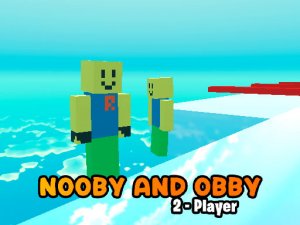 Nooby And Obby 2 Player Online Parkour Game - Arcade Game