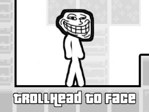 TrollHead to Face Online Parkour Game - Arcade Game