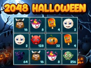 2048 Halloween Puzzle Game - Puzzle Game