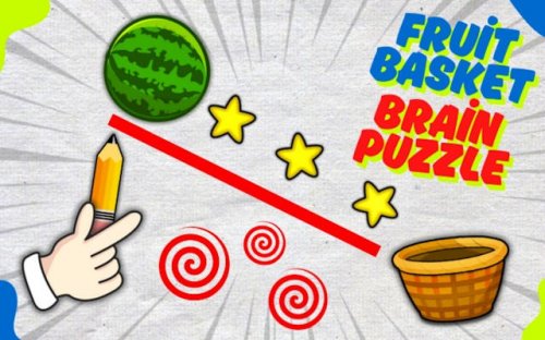 Fruit Basket Brain Puzzle - Physics Drawing Game