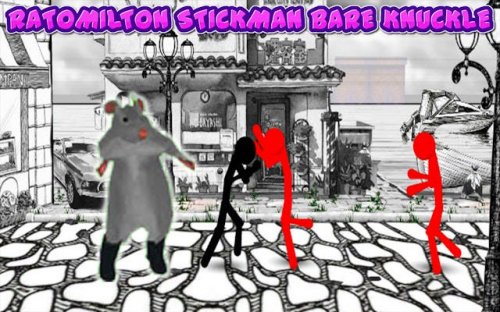 Ratomilton Stickman Bare Knuckle Fighting Game