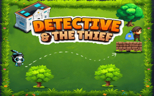 Detective And The Thief: Path Puzzle