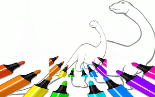 Dinosaur Coloring Pages Kids: Free Coloring Book Game