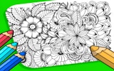 Flowers Coloring Book: Relaxing Art & Design Game