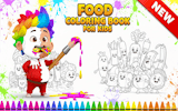 Food Coloring Book for Kids - Fun Online Coloring Game
