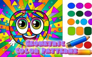 Geometric Color Patterns Coloring Game
