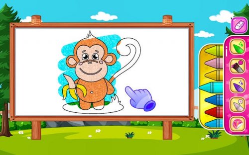 Glitter Coloring For Kids - Sparkling Art & Drawing Game