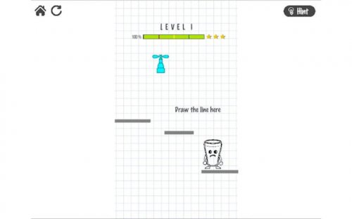 Happy Glass Draw Lines - Puzzle Game