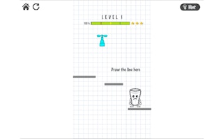 Happy Glass Draw Lines - Puzzle Game