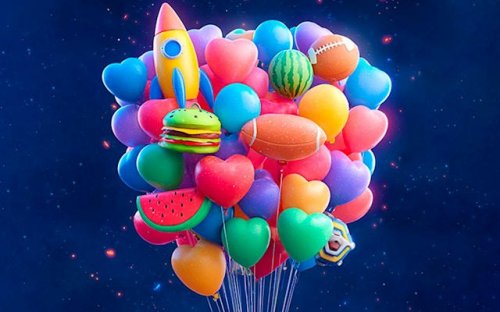 Merge 3D Balloons - Match Puzzle Game