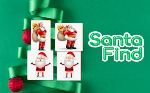 Santa Find - Christmas Memory Card Game
