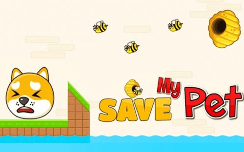 Save My Pet - Line Drawing Rescue Game