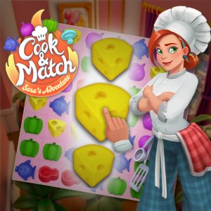 Cook and Match: Sara's Adventure Puzzle Game - Match 3 Puzzle