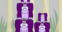 Primate Tower Stacking Puzzle
